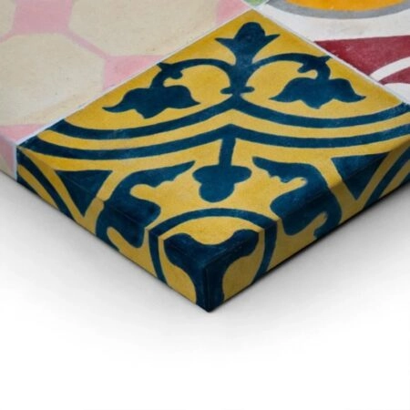 Πινακας σε καμβά PORTUGESE SET OF ORNAMENTAL TILES - Vintage Sticky 1