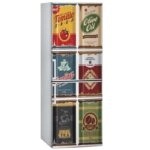 Αυτοκόλλητο ψυγείου RETRO FOOD CANS