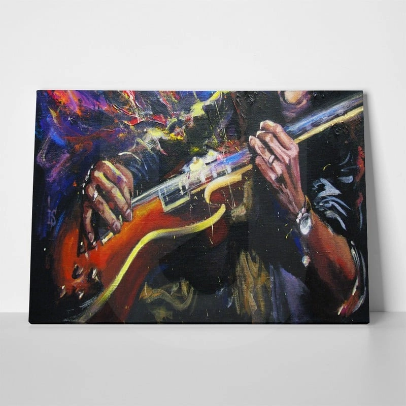 Πινακας σε καμβά ROCK GUITARISTS HANDS