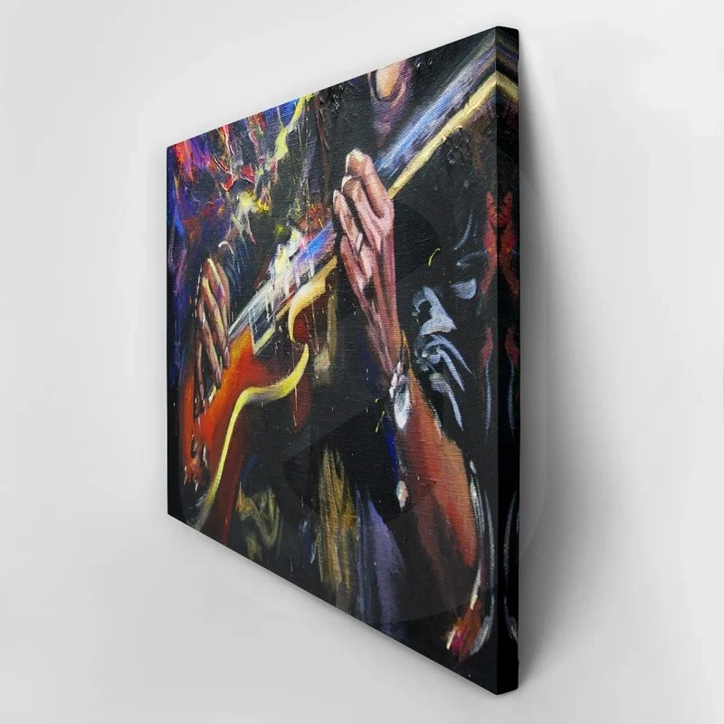 Πινακας σε καμβά ROCK GUITARISTS HANDS