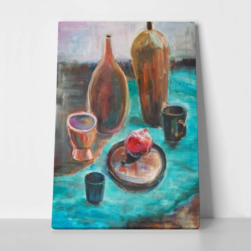 Πινακας σε καμβά STILL LIFE POTTERY 2