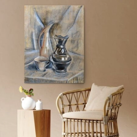 Πινακας σε καμβά STILL LIFE POTTERY - Food and Drink