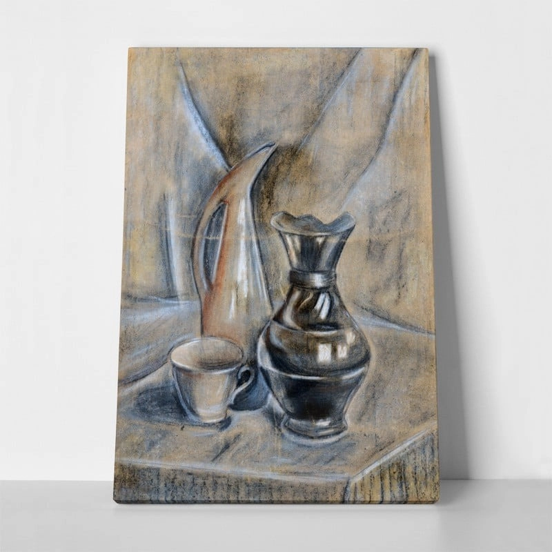 Πινακας σε καμβά STILL LIFE POTTERY