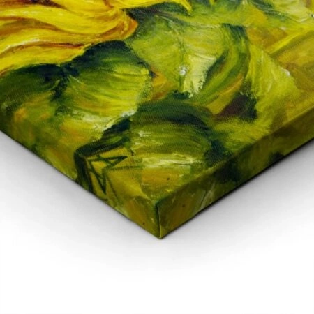 Πινακας σε καμβά SUNNY SUNFLOWERS OIL PAINTING - Ηλιανθοι Sticky 1
