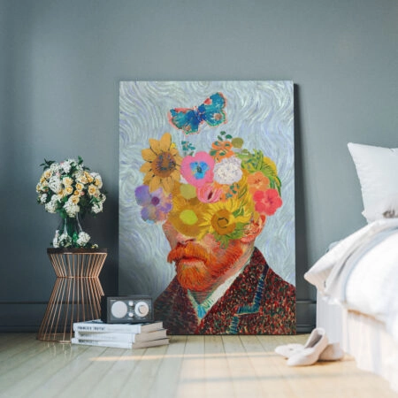 Πινακας σε καμβά VAN GOGH - FLORAL PORTRAIT - Vincent Van Gogh
