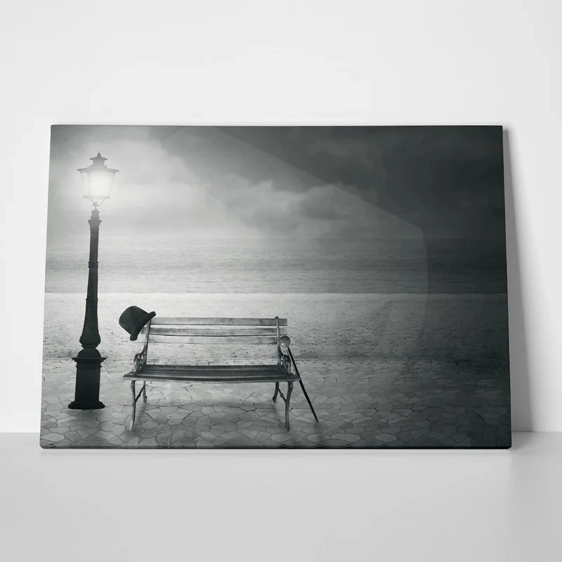 Πινακας σε καμβά VINTAGE BLACK WHITE