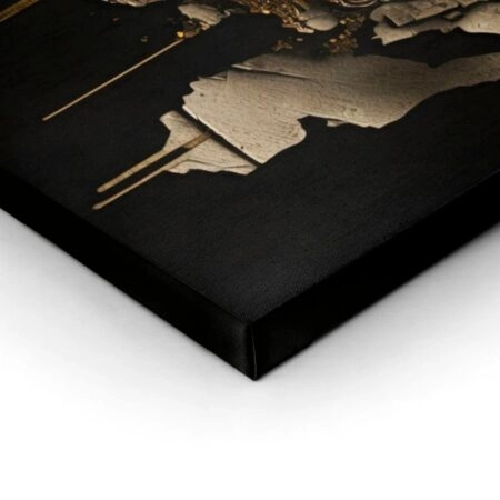 Πινακας σε καμβά WOMAN WITH GOLD PAINT - Πορτραιτα και Φιγουρες Sticky 2