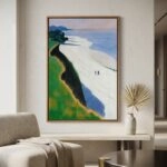 Πινακας σε καμβά FELIX VALLOTTON - WHITE BEACH