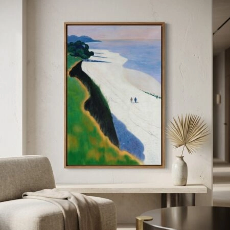 Πινακας σε καμβά FELIX VALLOTTON - WHITE BEACH - Αλλοι ζωγραφοι Sticky 2