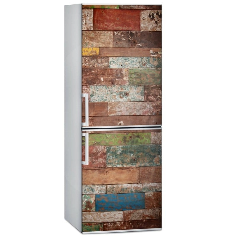 Αυτοκόλλητο ψυγείου GRUNGE WOOD TEXTURE