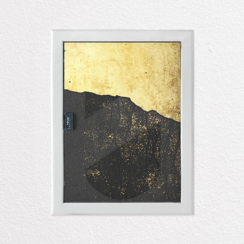 Aυτοκόλλητο ηλεκτρολογικού πίνακα ABSTRACT BLACK GOLD