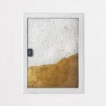 Aυτοκόλλητο ηλεκτρολογικού πίνακα ABSTRACT WHITE GOLD