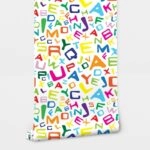 Αυτοκόλλητη Ταπετσαρία τοίχου ALPHABET
