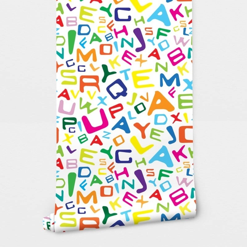 Αυτοκόλλητη Ταπετσαρία τοίχου ALPHABET