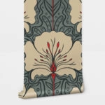 Αυτοκόλλητη Ταπετσαρία τοίχου ART NOUVEAU FLOWER