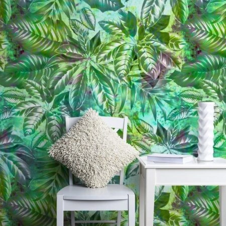 Αυτοκόλλητη Ταπετσαρία τοίχου ASSORTED LEAVES - Tropical