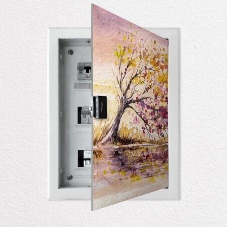 Aυτοκόλλητο ηλεκτρολογικού πίνακα AUTUMN TREE IN WIND - Αυτοκολλητα για ηλεκτρολογικούς πίνακες Sticky 1