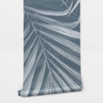 Αυτοκόλλητη Ταπετσαρία τοίχου BLUE TONE PALM