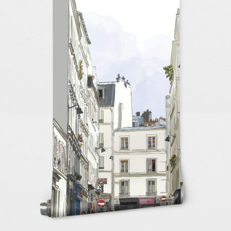Αυτοκόλλητη Ταπετσαρία τοίχου CITY SKETCH - Χάρτες - Πόλεις Sticky 2