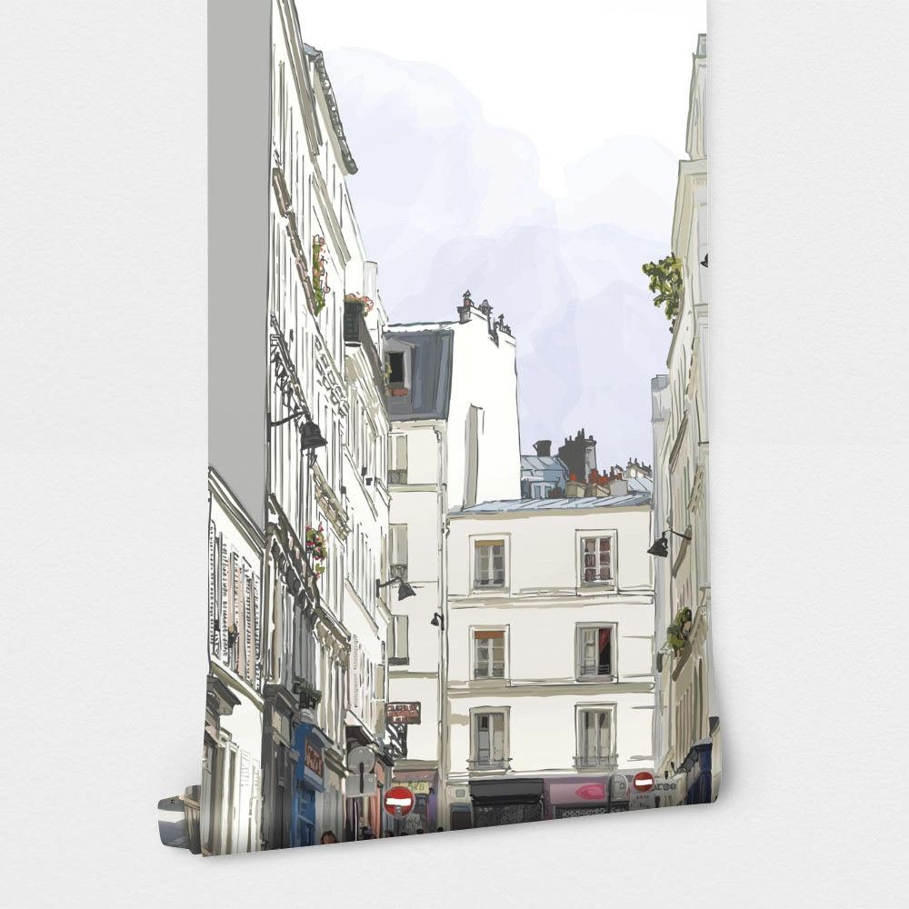 Αυτοκόλλητη Ταπετσαρία τοίχου CITY SKETCH
