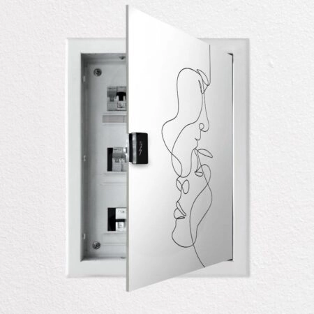 Aυτοκόλλητο ηλεκτρολογικού πίνακα COUPLE LINE DRAWING - Αυτοκολλητα για ηλεκτρολογικούς πίνακες Sticky 1