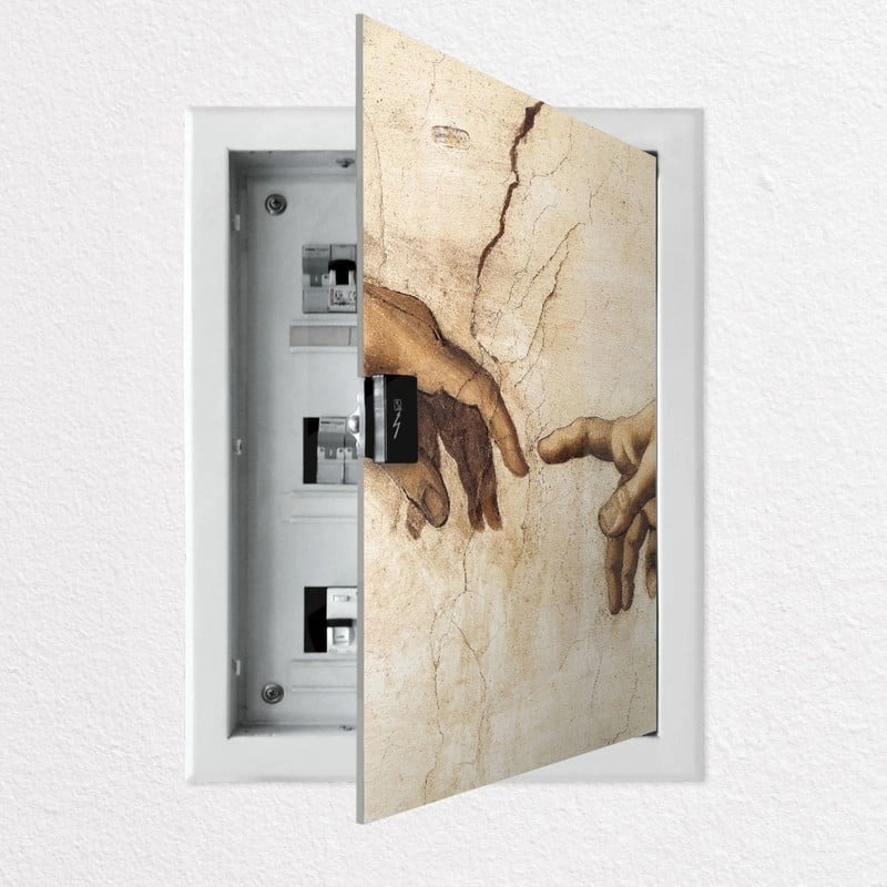Aυτοκόλλητο ηλεκτρολογικού πίνακα CREATION HANDS