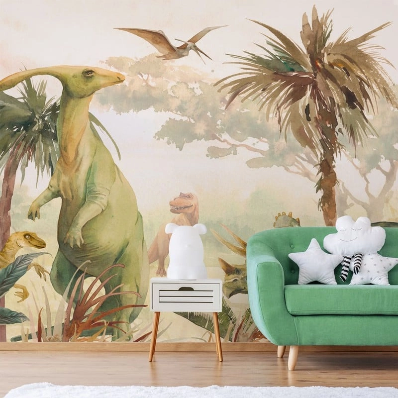 Αυτοκόλλητη Ταπετσαρία τοίχου DINO WORLD