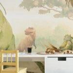 Αυτοκόλλητη Ταπετσαρία τοίχου DINO WORLD