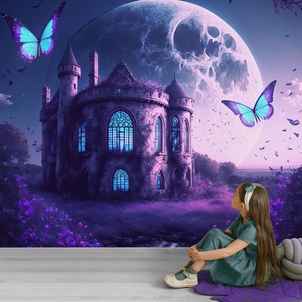 Αυτοκόλλητη Ταπετσαρία τοίχου FAIRY TALE CASTLE