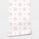 Αυτοκόλλητη Ταπετσαρία τοίχου FLOWERS AND ROUND DOTS