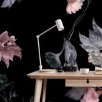 Αυτοκόλλητη Ταπετσαρία τοίχου FLOWERS IN THE DARK