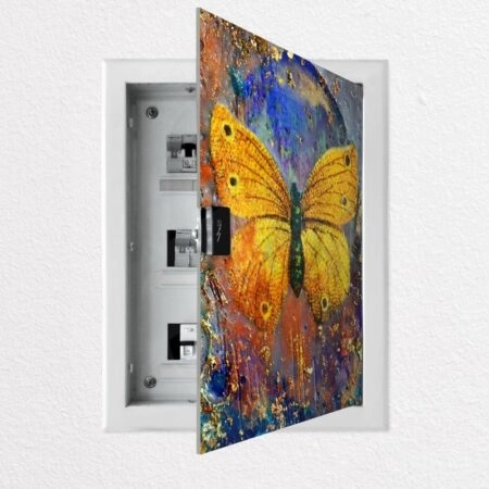 Αυτοκόλλητο ηλεκτρολογικού πίνακα GOLDEN BUTTERFLY - Αυτοκολλητα για ηλεκτρολογικούς πίνακες Sticky 1