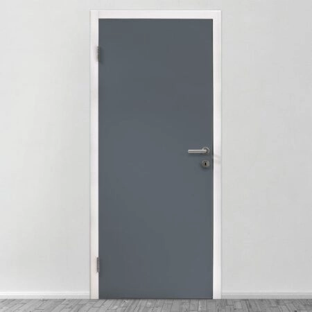 Αυτοκολλητο Πορτας Γκρι σκούρο - Μονόχρωμα