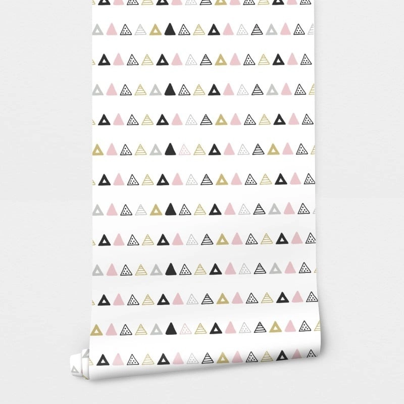 Αυτοκόλλητη Ταπετσαρία τοίχου HAND DRAWN TRIANGLES