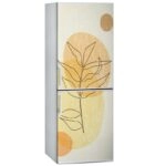 Αυτοκόλλητο ψυγείου LEAVES AND SHAPES