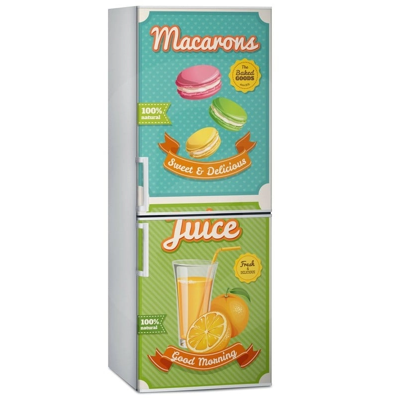 Αυτοκόλλητο ψυγείου MACARONS-JUICE