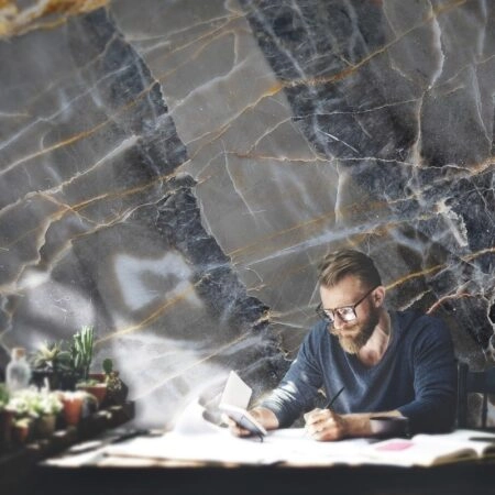 Αυτοκόλλητη Ταπετσαρία τοίχου MARBLE 22 - Απομίμηση υλικών