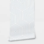Αυτοκόλλητη Ταπετσαρία τοίχου MINIMAL MAZE LINES