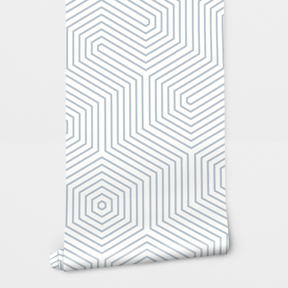 Αυτοκόλλητη Ταπετσαρία τοίχου MINIMAL MAZE LINES