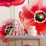 Αυτοκόλλητη Ταπετσαρία τοίχου POPPIES