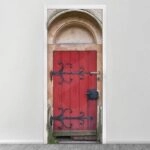 Αυτοκολλητο Πορτας RED DOOR