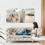 Σετ Τριπτυχος Πινακας σε καμβά RELAXING TONES