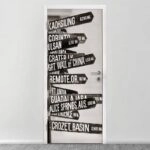 Αυτοκολλητο Πορτας SIGNPOST