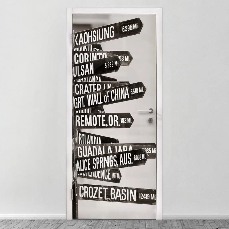 Αυτοκολλητο Πορτας SIGNPOST
