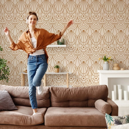 Αυτοκόλλητη Ταπετσαρία τοίχου SIMPLE BOHO PATTERN - Μοτίβα