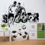 Αυτοκόλλητη Ταπετσαρία τοίχου SOCCER PASSION 1