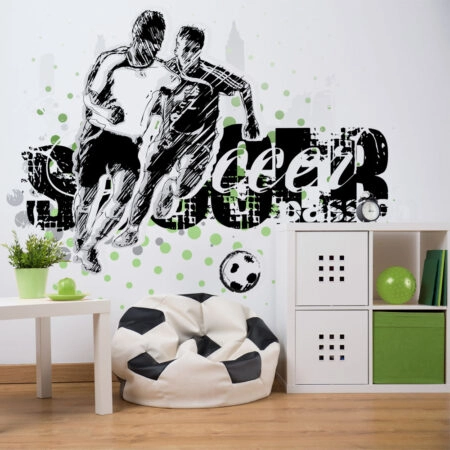 Αυτοκόλλητη Ταπετσαρία τοίχου SOCCER PASSION 1 - Παιδικές Ταπετσαρίες
