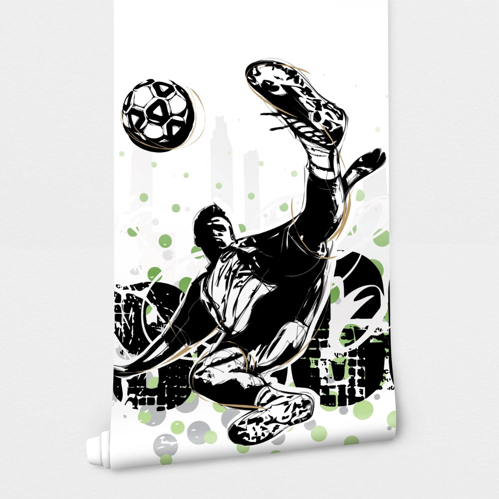 Αυτοκόλλητη Ταπετσαρία τοίχου SOCCER PASSION