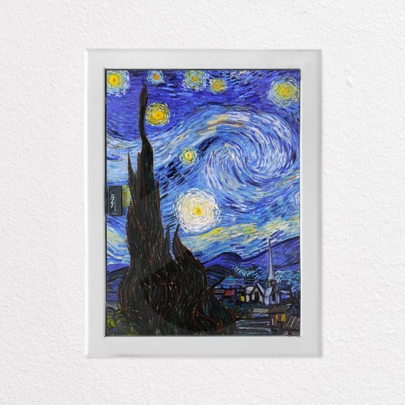 Aυτοκόλλητο ηλεκτρολογικο VAN GOGH STARRY NIGHT