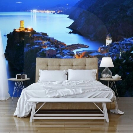 Αυτοκόλλητη Ταπετσαρία τοίχου VERNAZZA SUNSET - Τοπία